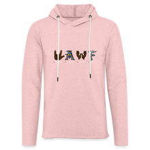 Load image into Gallery viewer, Unisex Lightweight Terry Hoodie - cream heather pink