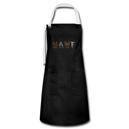 Artisan Apron - black/white