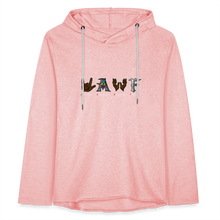 Load image into Gallery viewer, Unisex Lightweight Terry Hoodie - cream heather pink
