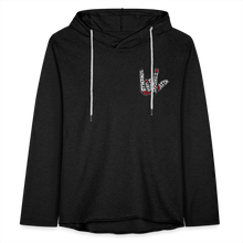 Load image into Gallery viewer, Unisex Lightweight Terry Hoodie - charcoal grey
